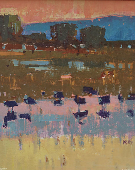 The Bosque Del Apache, Study #2 by Kathy Gale