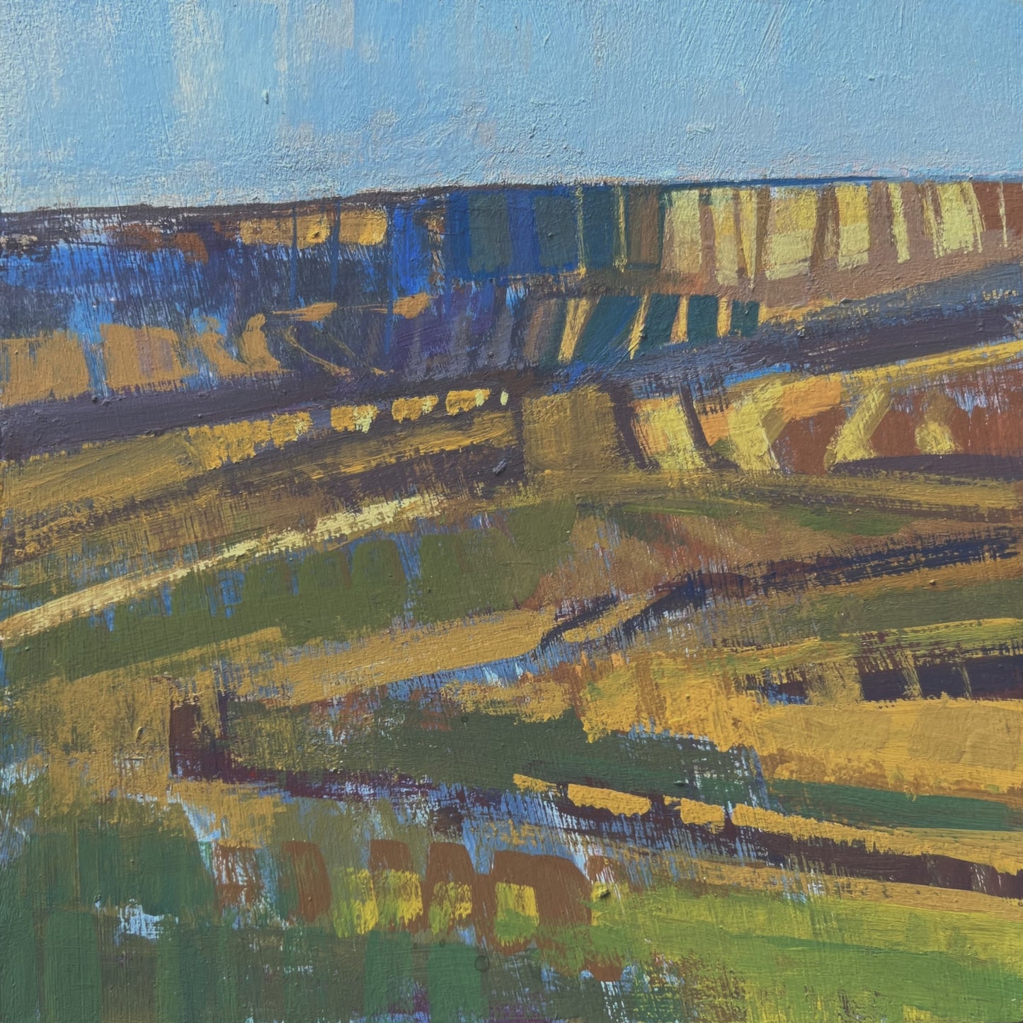 Palouse Hillside Study by Kathy Gale