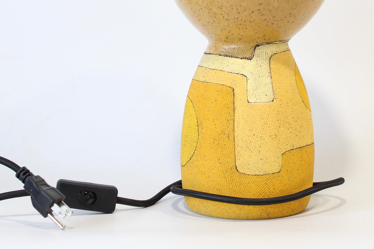 Yellow Tabletop Lamp by Maya Melissa Rumsey