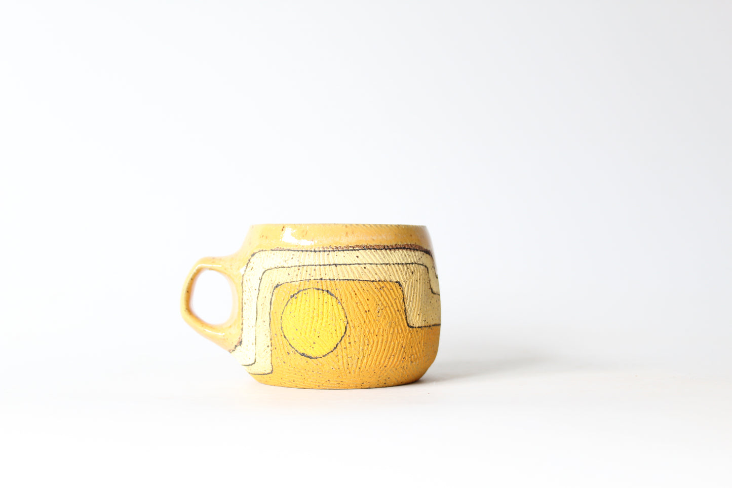 Small Yellow Mug - MMR006 by Maya Melissa Rumsey