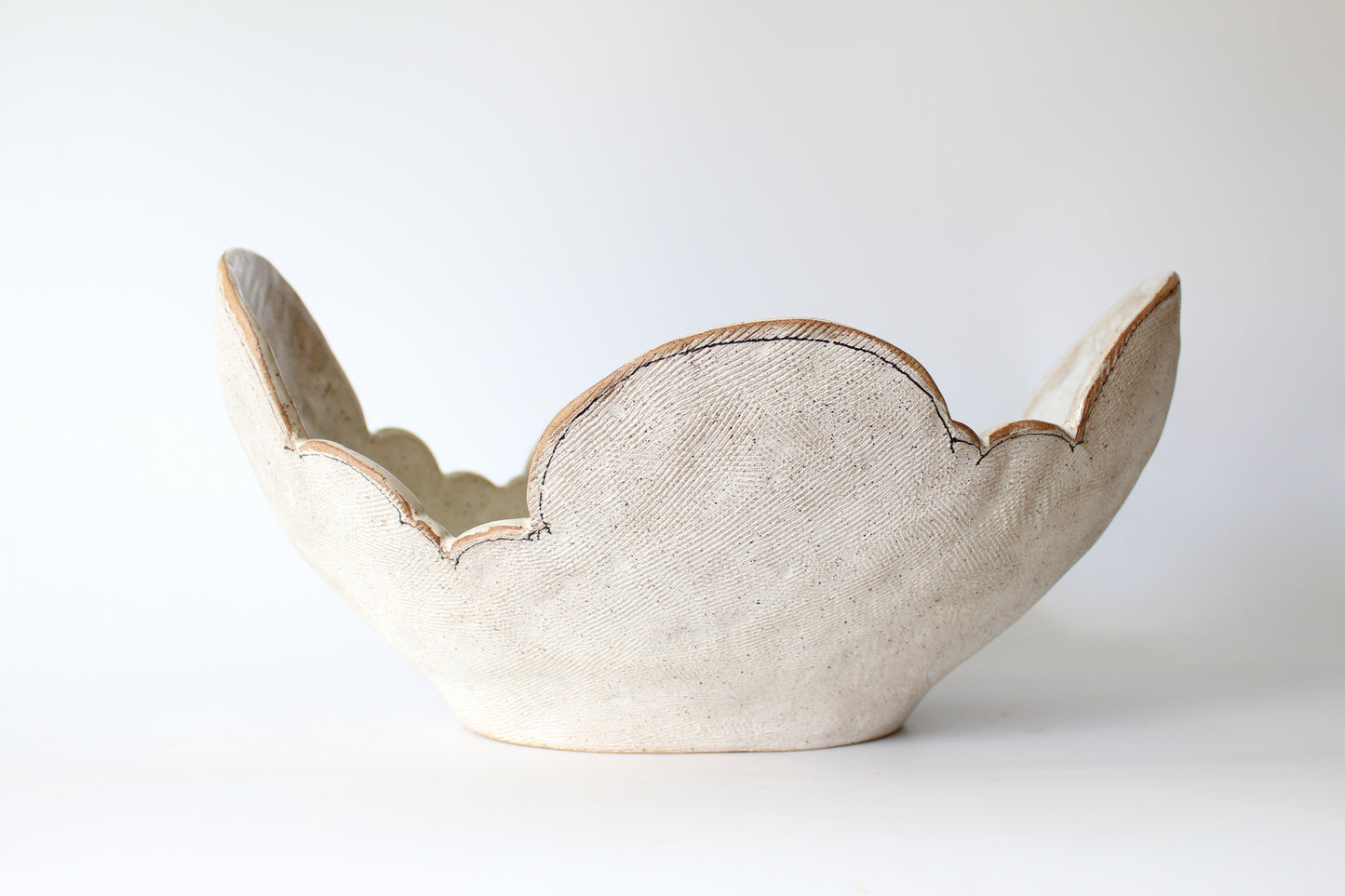 Large Hand Built Cloud Bowl by Maya Melissa Rumsey