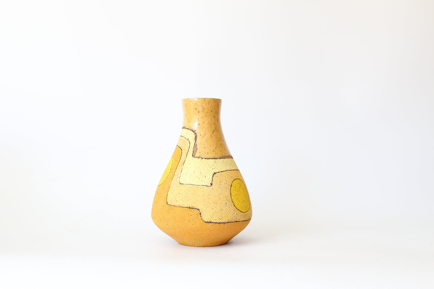 Medium Yellow Vase by Maya Melissa Rumsey