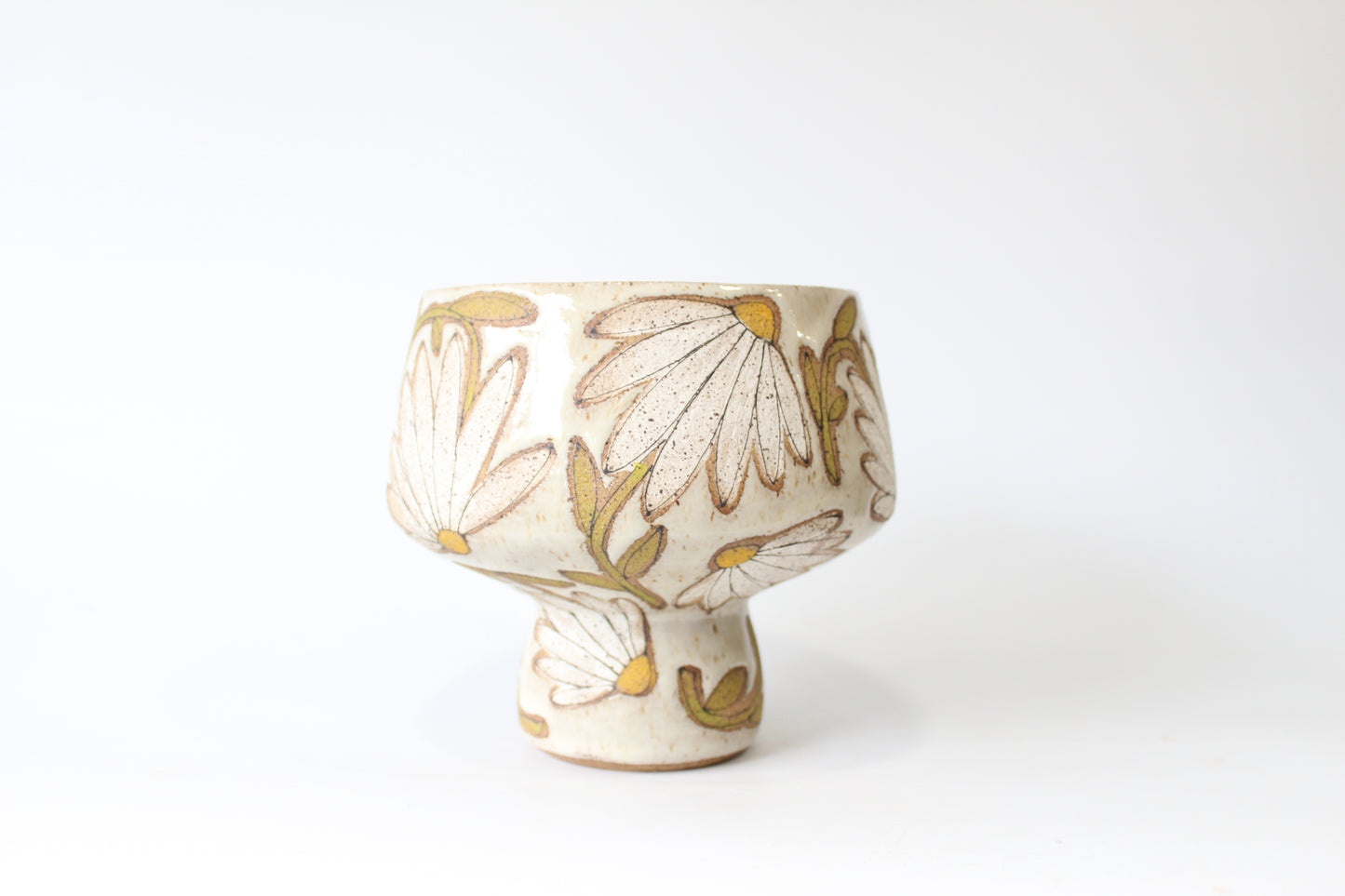 Daisy Pedestal Bowl by Maya Melissa Rumsey