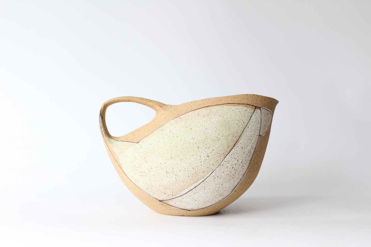 Light Teal Bird Pitcher by Maya Melissa Rumsey