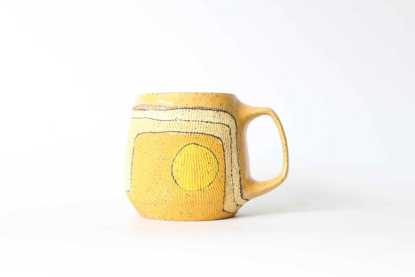 Large Yellow Mug - MMR004 by Maya Melissa Rumsey