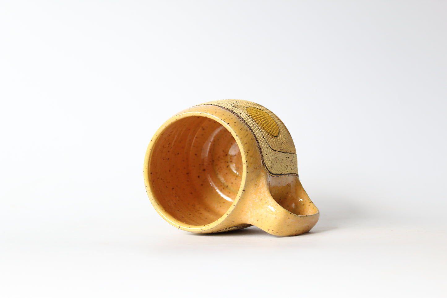 Large Yellow Mug - MMR004 by Maya Melissa Rumsey