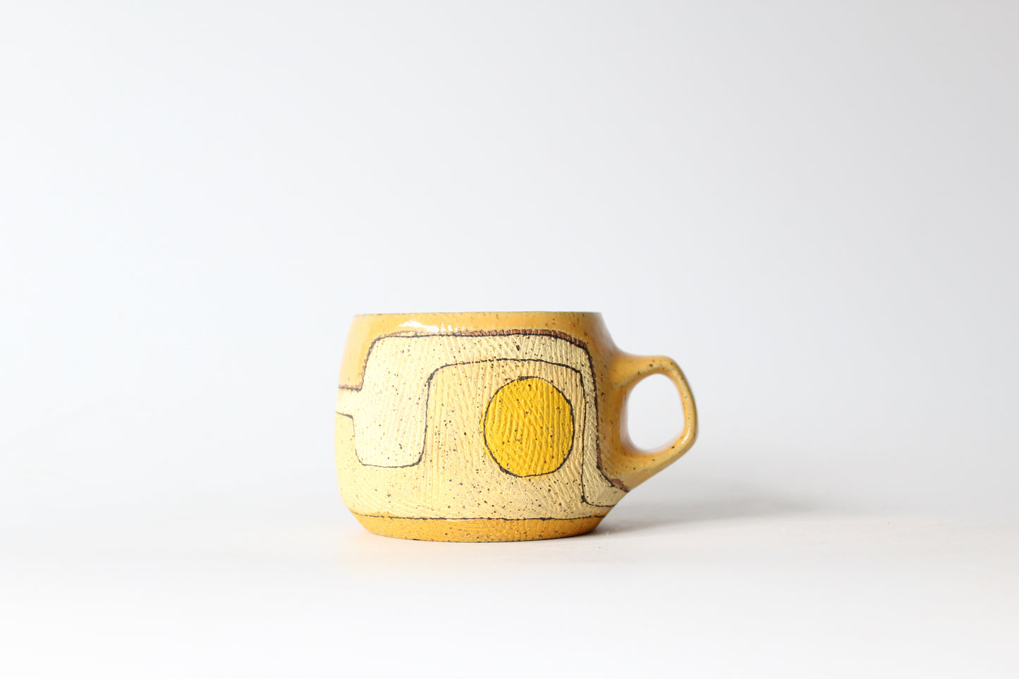 Small Yellow Mug - MMR006 by Maya Melissa Rumsey