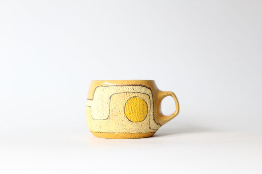 Small Yellow Mug - MMR006 by Maya Melissa Rumsey