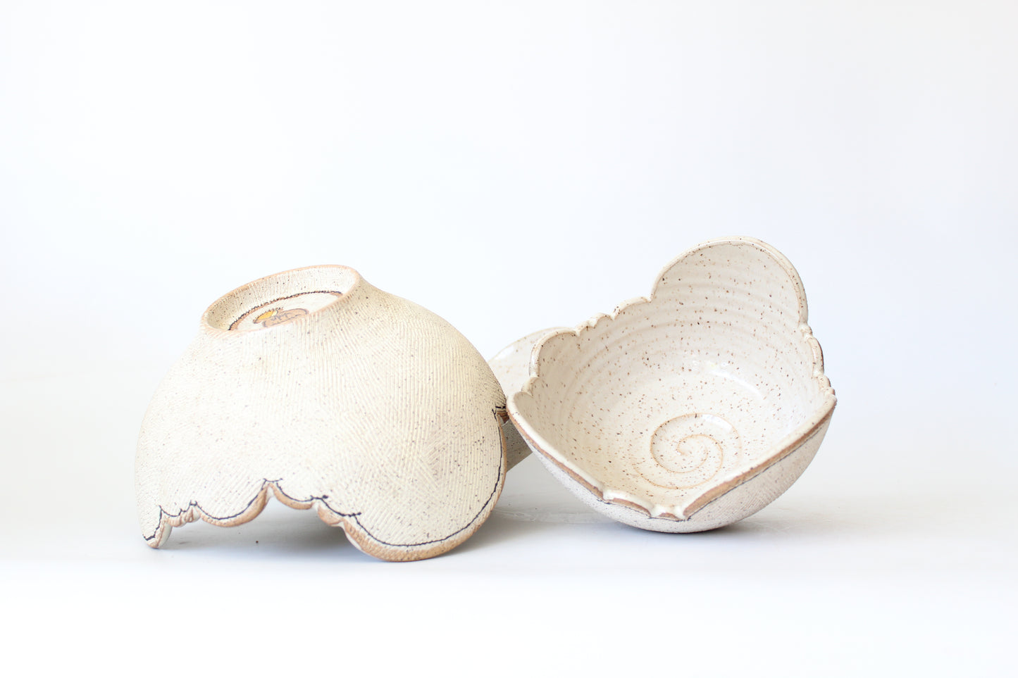Three Stacking Cloud Bowls by Maya Melissa Rumsey