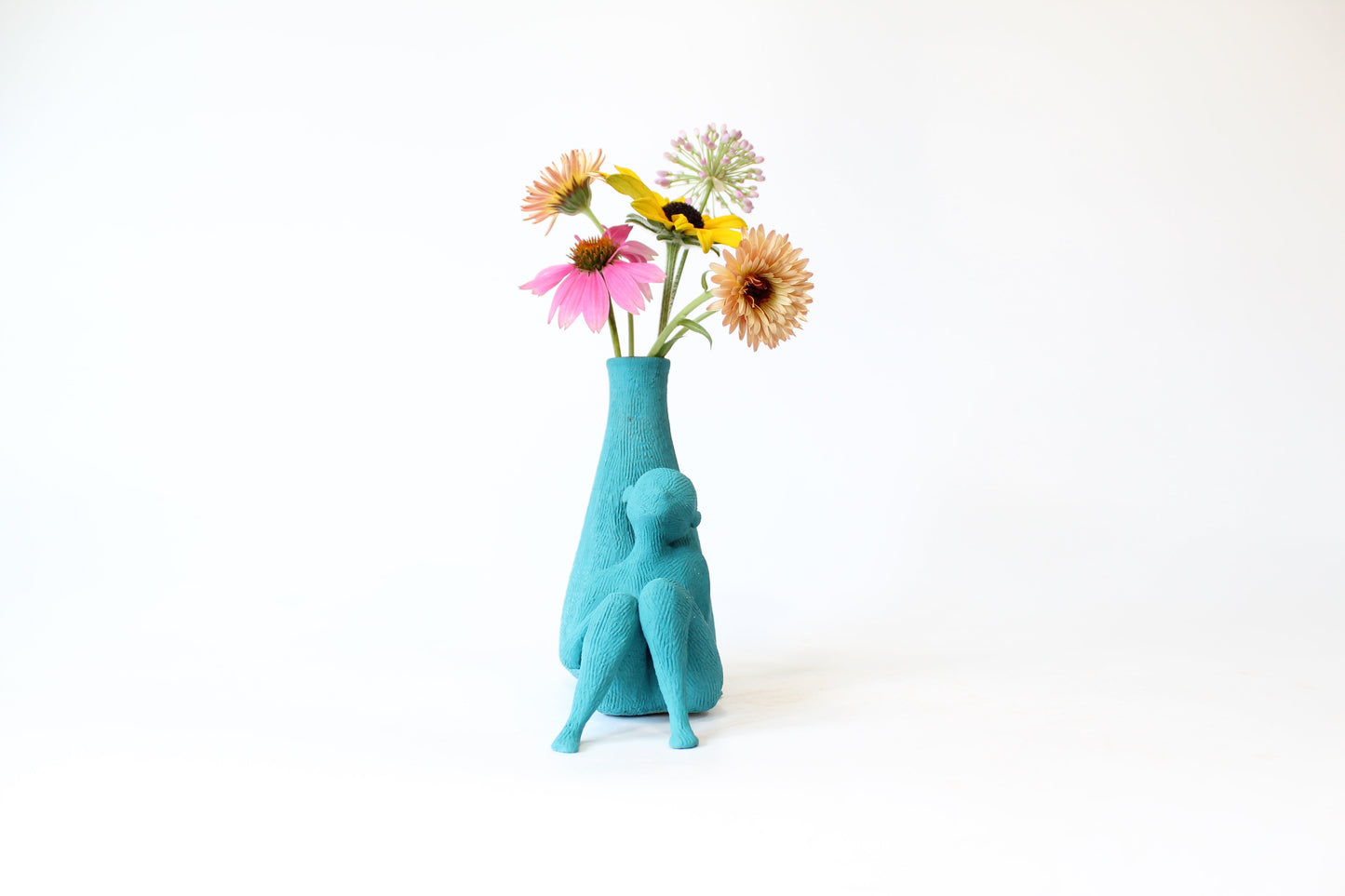 Teal Buddy Bud Vase by Maya Melissa Rumsey
