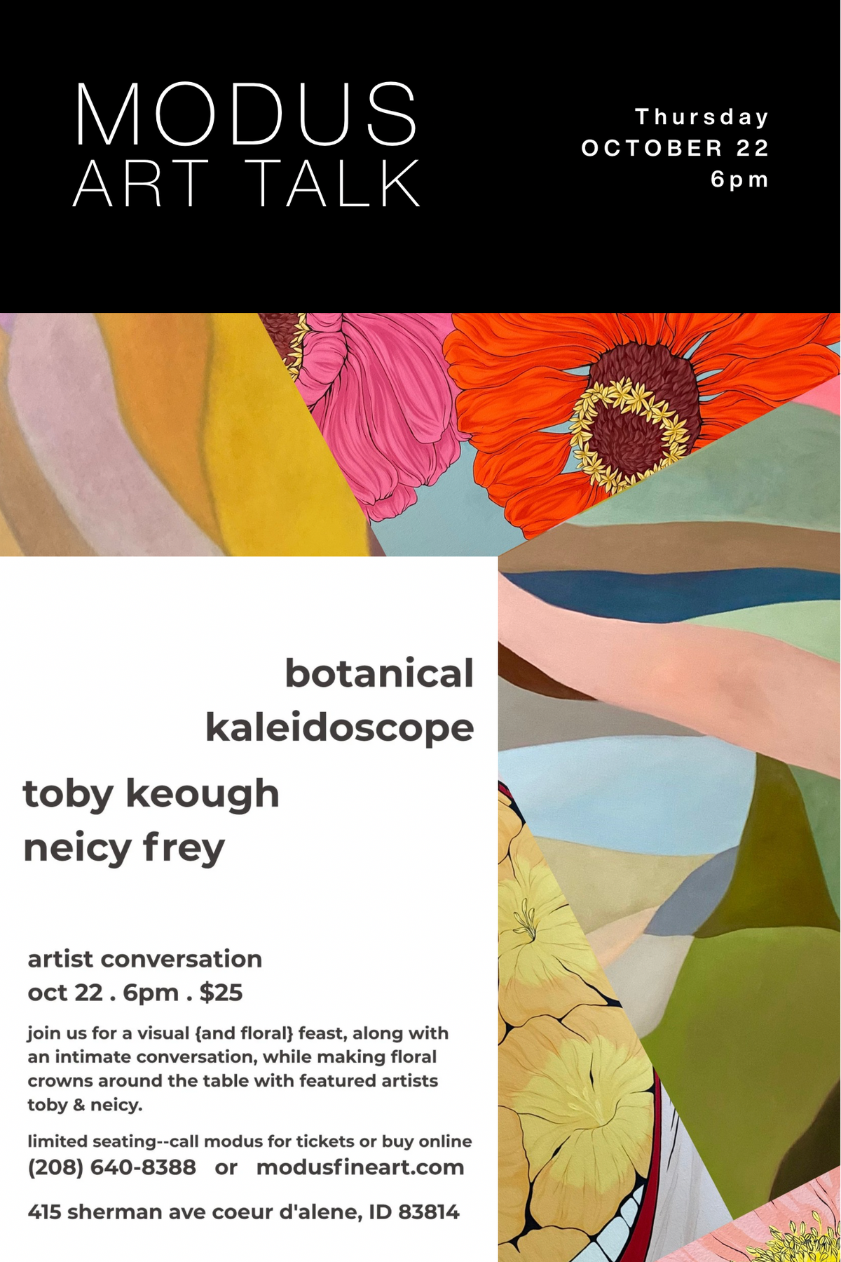 botanical kaleidoscope  - toby keough neicy frey - artist conversation