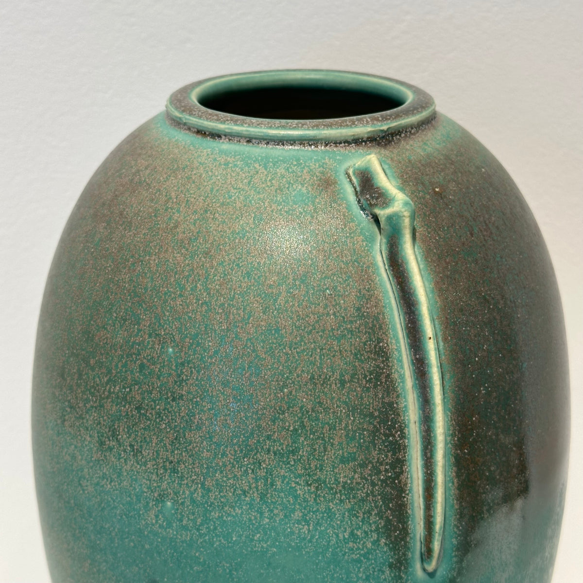 Lobed Vase Green by Chris Kelsey