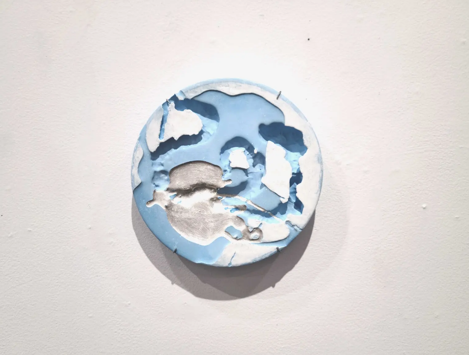 Vestige: Blue I by Sarah Thompson Moore