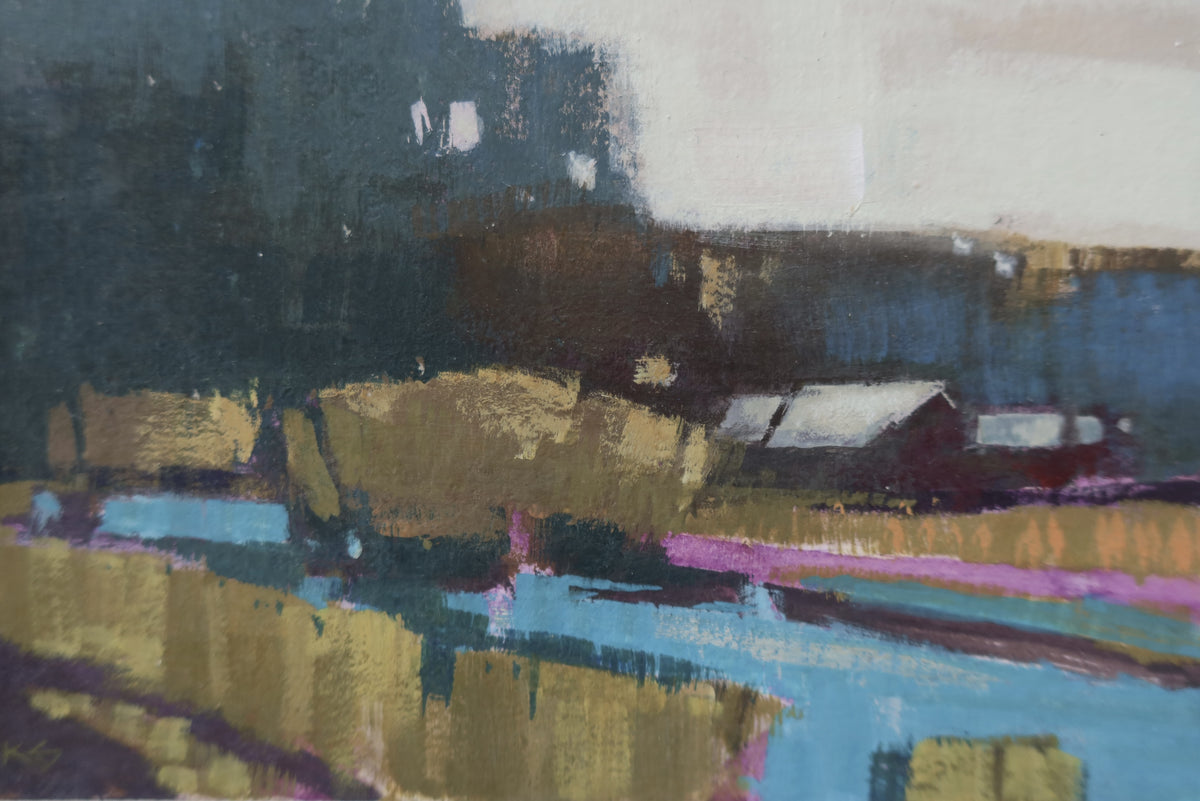 Farmstead Near Bonners Ferry, Study by Kathy Gale