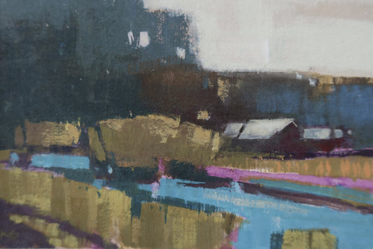 Farmstead Near Bonners Ferry, Study by Kathy Gale